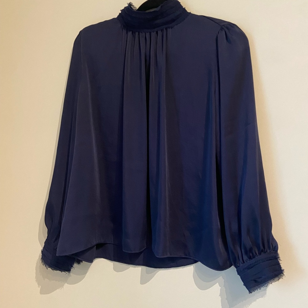 Zara Deep Blue Blouse
